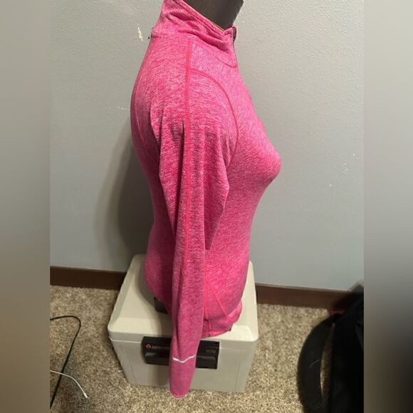 Nike Drifit Women‘s XS Half ZIP Pink Running Pullover - Picture 4 of 7